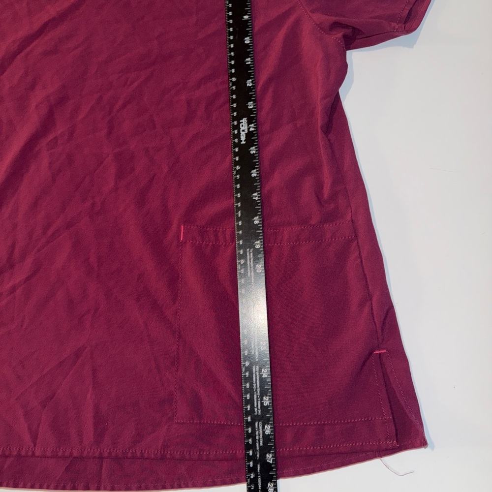 Carhartt Force Women’s Scrub Top Medical Top Purple/Magenta Size XL - Picture 9 of 15